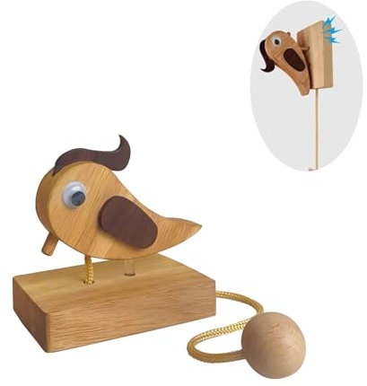 Fsocpen Türklopfer, handgefertigte kreative Specht-Türklingel, interessante kreative Holzhandwerks-Türklingel, geeignet für alle Arten von Verandas, Zimmertüren