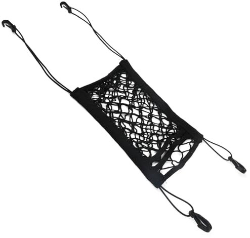 Shengxi Sac en Filet de Voiture à 3 Couches Barrière de Voiture pour Chien Sac de Rangement en Filet pour Voiture Porte-Mouchoirs pour Bagages Filet de Protection Enfant Voiture Rétractable