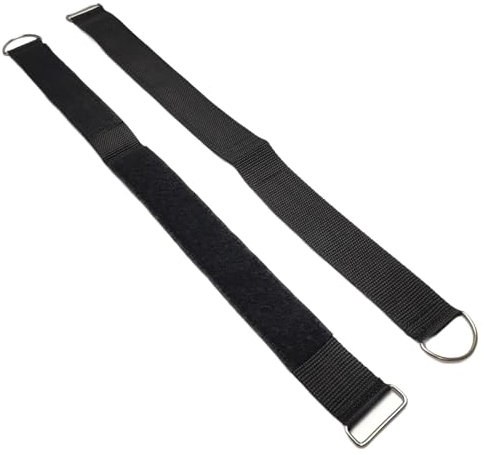 rockible 2 Stück Fitness Rudergerät Fuß Riemen Fix Bands für Gym Workout Sport