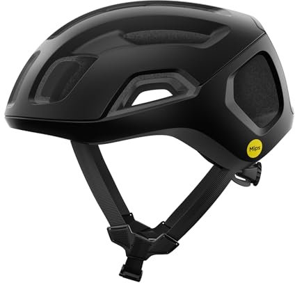 POC Unisex – Erwachsene Ventral Air MIPS Fahrradhelm, Uranium Black Matt, S (50-56cm)