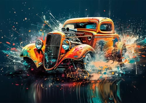 CALVENDO Poster 42,0 x 29,7 cm Querformat Flame Frenzy| Bilder, Kunstdruck, Wandbild, Wanddeko, Prints ohne Rahmen