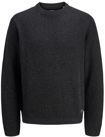 JACK & JONES Male Strickpullover Einfarbig Strickpullover