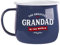 D Design Invent Print! Grandad Gift Steel Enamel Belly Mug Present Keepsake Coffee Drinking Cup for Grandad 12.5oz