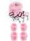 Manette da letto Manette rosse in peluche regolabili con adatte per gli amanti del(Rosa)
