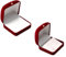 CHROMACRAFT 2 Stück Samt-Schmuckkästchen, Schmuckverpackungsschachtel, Schmuck-Geschenkbox, Schmuck-Vitrine, Elee Schmuckschatulle