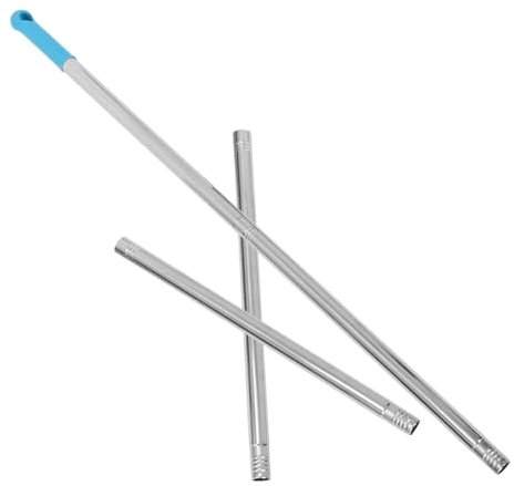 Ipetboom Ersatz-besenstiel Edelstahl Besenstiel Für Bodenreinigung Moppstiel-ersatz Für Verschiedene Reinigungsgeräte Besenstiel Mit Komfortablem Griff Für Ermüdungsfreie Reinigung