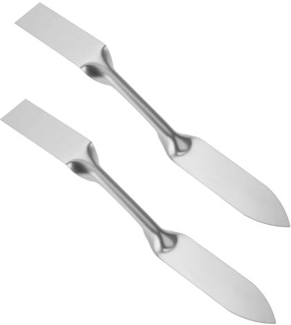 Be In Your Mind 2 Pieces 22.5cm Stainless Steel Spatulas Plaster Trowel Putty Trowel Tool for Apply Putty Remove Wallpaper and Scrape Plaster
