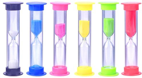 MHADBKH 6 Piezas Colorido Temporizador Gablas Temporizador Timas 30 Segundos A 10 Minutos para Juego Estudio Estudio Cocina