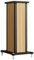 Supports d’Enceintes Effet Bois, Paire Universelle de Supports pour Enceintes bibliothèque Home cinéma, Base remplissable de Sable(Teak,50cm)