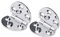 RASTKY Kupferscharniere für Foldingsewing -Maschinentisch - 2pcs 180 Grad Scharniere