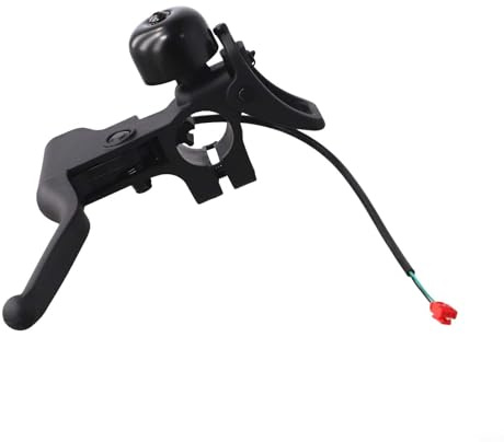 Solaughguy Bremsgriff mit Klingel für Xiaomi 4, Lite und 2nd Gen Elektro Scooter - Ersatzteil kompatibel mit ausgewählten Modellen, Kunststoffkonstruktion, 148 x