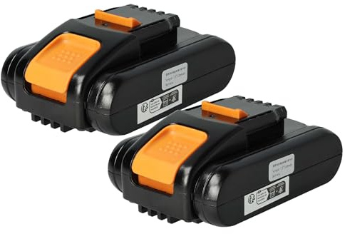 vhbw 2X Akku kompatibel mit Rockwell RK2800K2 | RK2800K, RK2810, RK2701K, RK2800, RK1809K2, RK1808K2 Werkzeug (1500 mAh, Li-Ion, 20 V)