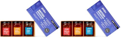 Josh & Jim's - Gourmet Breakfast Preserve Set, Trio Marmalade & Honey, No Palm Oil, Ovo-Lacto Friendly, 3x114g (Pack of 2)