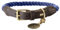 Hunter List Collier pour chien en corde solide avec embouts en cuir et ferrures en laiton