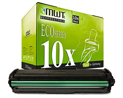 10x MWT Toner für Samsung SCX 3400 3401 3405 FW F W ersetzt MLT-D101S MLT-D101S/ELS Black Schwarz