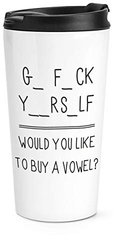 Gift Base gehe FCK selbst Reise Becher Tasse