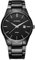 CURREN Herren-Armbanduhr, klassisch, schwarz/silberfarben, Stahlband, Quarz, analog, Armbanduhr mit Datumsanzeige, Schwarz / Schwarz, Schwarz, Klassisch