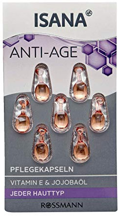 ISANA Anti-Age Pflegekapseln - 3er Pack mit je 7 Kapseln für 21 Anwendungen