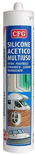 CFG W00020 SILICONE ACETICO MULTIUSO 280ml BIANCO