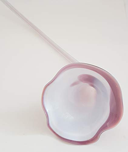 Oberstdorfer Bouquet en Verre Fleur Fleur Fleur Fleur Fleur Simple Verre Fleur Fleur Multicolore Violet Blanc Ornement soufflé à la Bouche Longueur env. 60 cm.