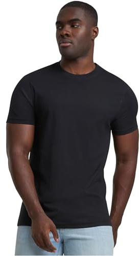 Urban Classics Herren Basic Tee 3-Pack Dreierpack T-Shirt, Mehrfarbig (Black/White/Grey 01563), Small (Herstellergröße: S) (3er Pack)