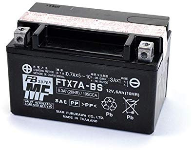 FB Battery - batteria Moto Scooter FTX7A-BS per Suzuki Burgman 400 (YTX7A-BS)