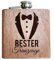 Petaca para regalo de boda con alcohol, para mujer Madera – El mejor testigo