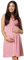 Zeta Ville - Maternité Robe trapèze de Grossesse d'allaitement - Femme - 808c (Rose Sombre, 44, 2XL)