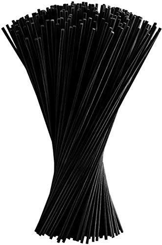 Jieddey Raumduft Stäbchen,100 PCS Schwarz Duftstäbchen Stäbchen Raumduft Diffuser für EIN frisch duftendes Aroma im Zuhause Büro Hotel Spa Schlafzimmer 0.1 * 7 Inch