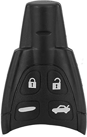 Ersatz-Zubehör für Autoschlüssel Mit 4 Tasten Passend für Saab 93 95 - Car Key Shell Case Zubehör für Schlüsselanhänger SAab 9-3 200