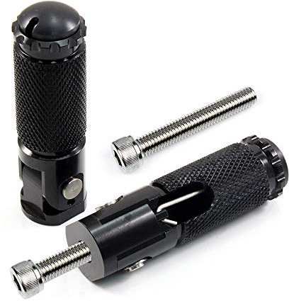 CENPEK Pédale de repose-pieds pliable universel CNC pour moto R1 R6 R125 R3 R25 MT07 MT-07 MT07 MT09