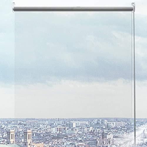 Transparentes Wasserdichtes Rollo,PVC-Kunststoff-Regenschutz-Fenster-Rollos,Windschutz,warm halten,Kalt und einfrieren,für Außen Patio Balkon Pavillon Türen Fenster,Anpassbar (W160xH150cm(63x59in))