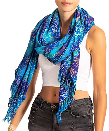 PANASIAM Scarf 190x116cm, B113 blue, L