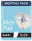 60 x Incontinence Pads Men with Adhesive Strip | Provides Extra Protection and Maximum Dryness | Mens Incontinence Pad | Anatomical Shaped | Pad for Men | (3 Packs of 20)