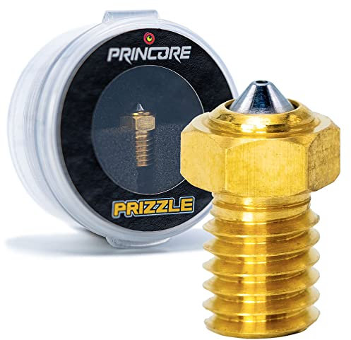 Princore PRIZZLE - 3D Drucker Düse V6 - gehärteter Stahl - für 1,75mm Filament - für Carbon/Kohlefaser Filament (0,4mm)