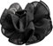 Grande pince à cheveux en mousseline de soie, nœud à cheveux grande taille, ruban en tissu noir, fleur rose, pinces à griffes pour femmes, accessoires en épingle à cheveux