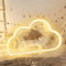 LED Wolke Neon Schild Light Sign Cloud Deko Mit Haken, USB oder Batterie für Wanddekoration, Weihnachten, Geburtstag, Wohnzimmer, Hochzeitsfest