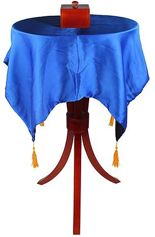 Rebetomo Delux Ovaler schwebender Tisch mit Anti-Schwerkraft-Box, Vase, Zaubertricks, Zaubertricks, Illusionen, Gimmicks, Trinity, schwebender Tisch, Fliegen-Tisch