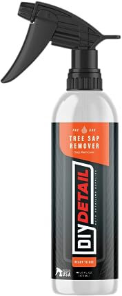 diy detail Tree Sap Remover - Removes Tree Sap, Tar, Grease, and Asphalt. Window and Trim Safe (16oz)