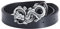 WRJAHCG Ceinture de CowBoy Occidental, Ceinture Hommes en Cuir Véritable avec Boucle de Ceinture Tête de Dragon Chinois 3D Vintage,Black a,130CM/51.2''