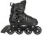 RAVEN Inline Skates Inliner für Kinder und Erwachsene OPTIONAL 2in1 mit Schlittschuhen verstellbar (Oxen Black ohne Kufen, 38-42 (25cm-27,5cm))