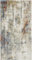 -LUXOR- living Teppich Molinos moderner Kurzflorteppich, abstraktes Muster, für das Wohnzimmer, Schlafzimmer, Beige-Blau 80 x 150 cm