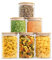 PRICE BEATER Set of 6 Glass Jars with Bamboo Lids, Airtight Glass Storage Jars for Kitchen, 2 Sizes 3x750ml 3x1200ml Canister Set of 6 for Storing, Cereal, Pasta, Tea, Coffee, Sugar, Dishwasher Safe