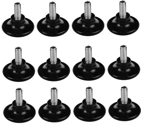 Hoement 12pièces Patins Antidérapants pour Meubles Amortisseurs De Vibrations Mécaniques Inserts De Remplacement pour Table Et Chaise Protection pour Sol