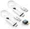 EDUP HDMI sans Fil 1080P, Émetteur & Récepteur HDMI WiFi 2.4G/5G, Plug & Play, Portée Jusqu’à 50M/165FT, Diffusion Vidéo/Audio Depuis PC/Ordinateur/TV vers Projecteur/Moniteur/HDTV