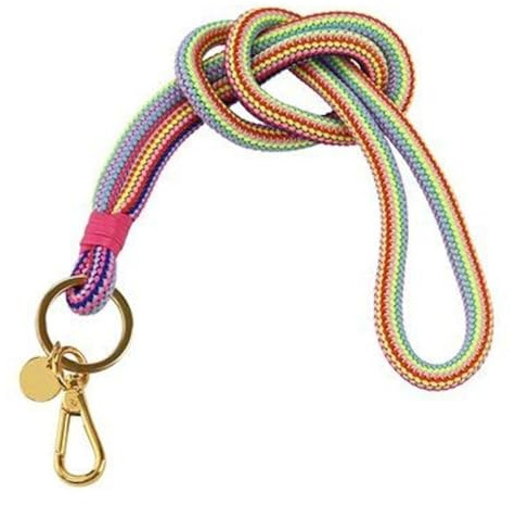 Gift Company - Schlüsselanhänger Metropolitan Lanyard, rainbow pink/gold