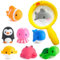 Tangdudu 9 pièces Jouets de Bain pour bébé 1 2 3 4 5 Ans, Jouet Piscine bébé, Jeux d'eau Bebe, Animaux Jouets flottants, Jouets Squirt