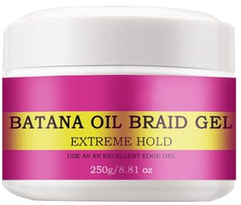 Extra starkes Zopfgel für natürliches Haar, Dreads, Twist, Locs, Zöpfe, Kante, nicht abblätternd, kein Weißguss, langanhaltendes, hochglänzendes Flechtgel & Kantenkontrolle für krausfreie Zöpfe