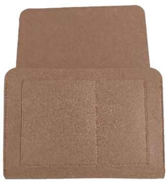 Pqahffowr Felt Bedside Storage Organizer Anti-Slip Bedside Bag Bed Sofa Side Pouch Hanging Couch Storage Brown 1 Piece Felt