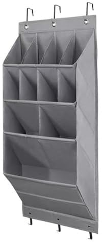 Zapatero de Puerta,Organizador de Zapatos para Puerta,Almacenamiento de Zapato Colgante,11 Bolsillos,Bolsa Colgante Multiusos para Guardar Cosas,para Dormitorios,Salones,Baños